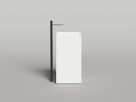 Раковина из искусственного камня S-Sense Salini ARMONIA 130511TG 50х50 напольная цвет белый